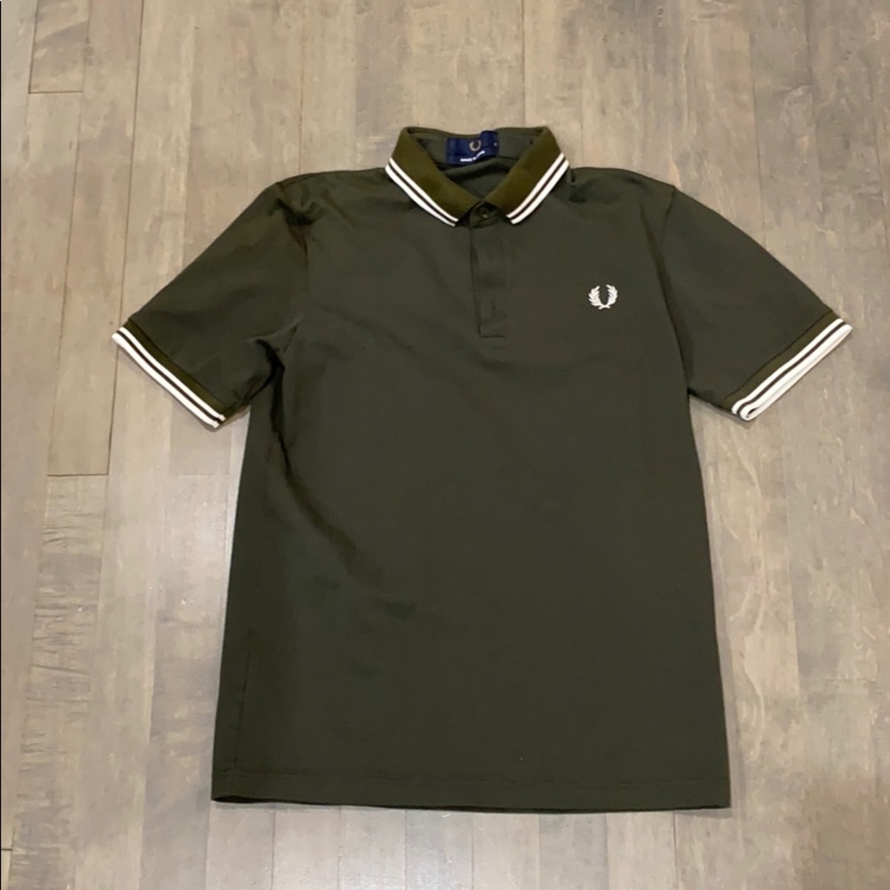 Fred Perry Made in Japan Green Men’s Small Polo